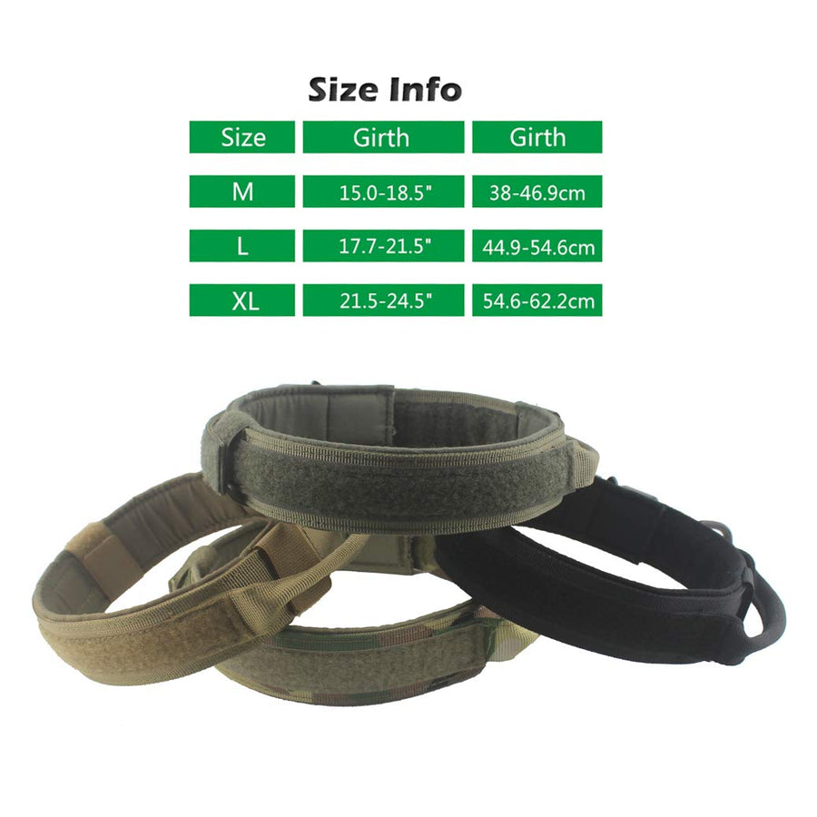 Adjustable Tactical Dog Collar 